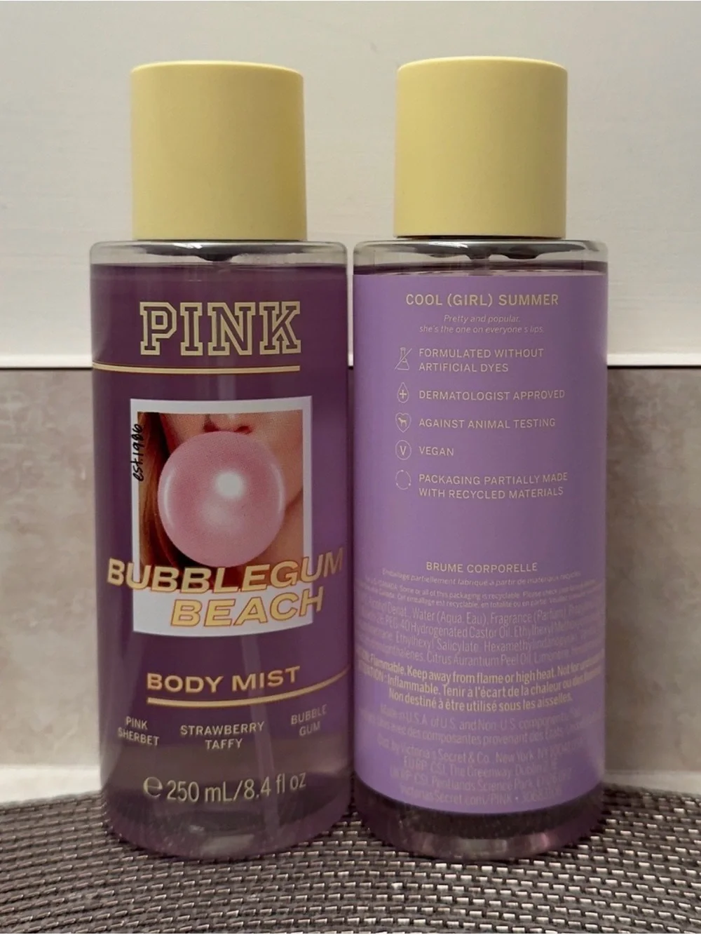 PINK Victoria's Secret Bubblegum Beach Body Mist Set